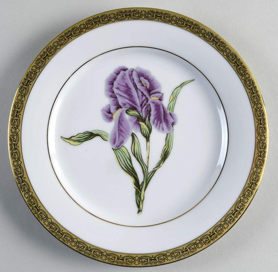 Timeless Treasures Gold Salad Plate by Sri Lanka-1