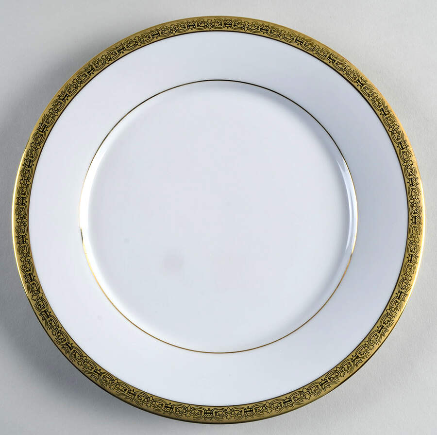 Timeless Treasures Gold Dinner Plate by Sri Lanka-1