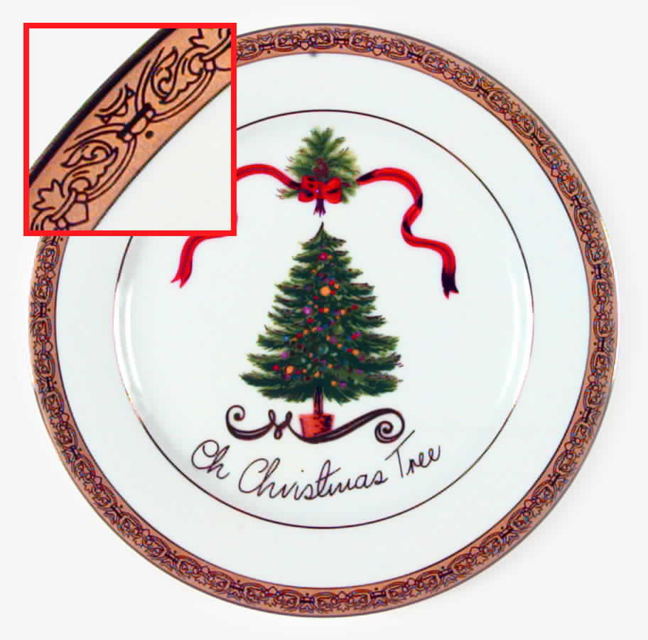 Timeless Treasures Gold Accent Salad Plate by Sri Lanka-1