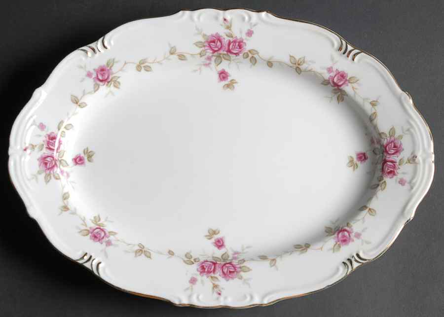 Caroline 12" Oval Serving Platter by Ucagco-1