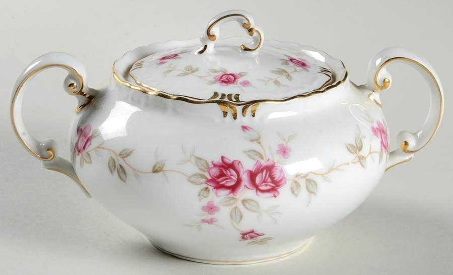 Caroline Sugar Bowl & Lid by Ucagco-1