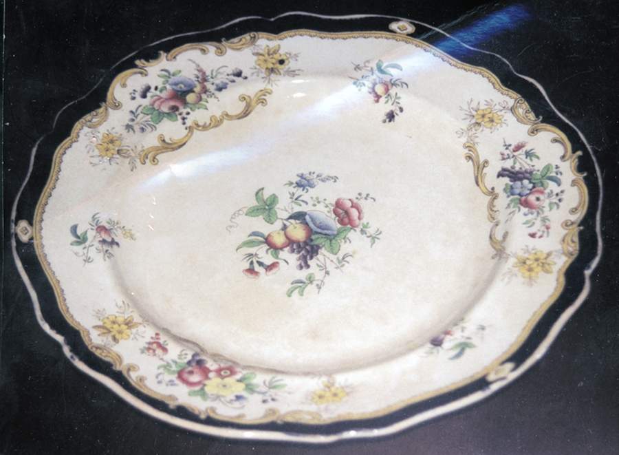 Royal Dresden Dinner Plate by Unknown Manufacturer-1