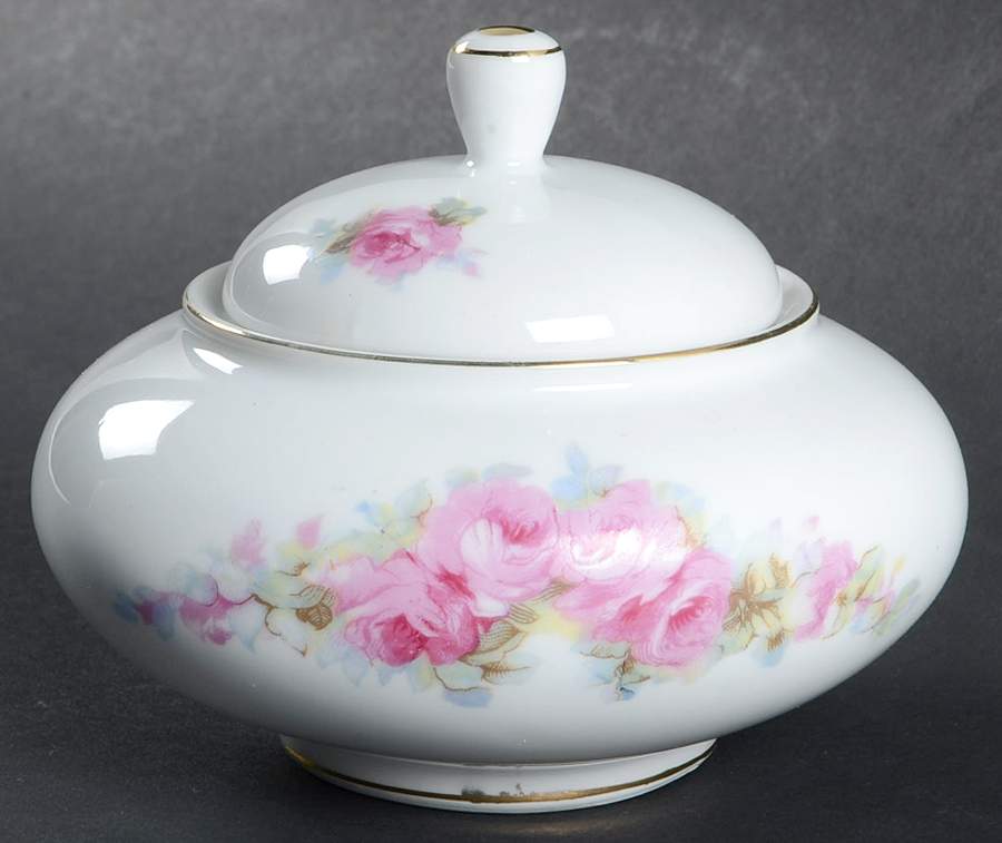 UCJ6 Sugar Bowl & Lid by Union China (Japan)-1