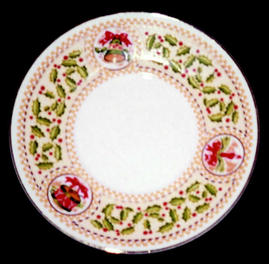 Christmas Tapestry Saucer by Georges Briard-1