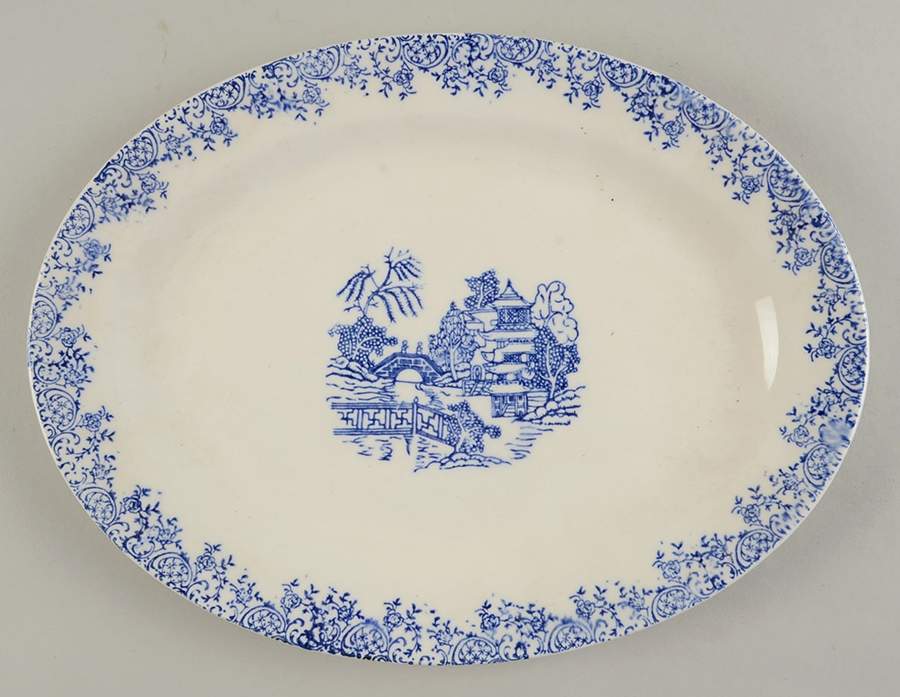 RYL363 11" Oval Serving Platter by Royal (USA)-1