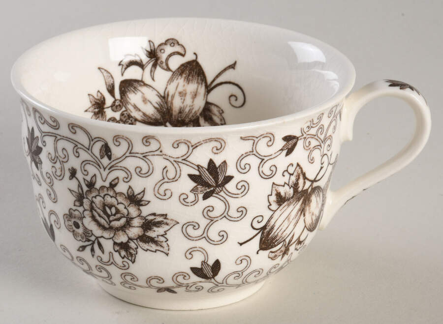 Dutch Garden Footed Cup by Japan-1