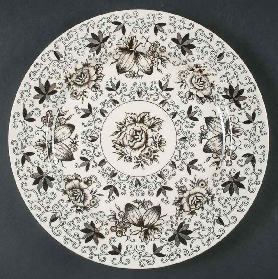 Dutch Garden Dinner Plate by Japan-1