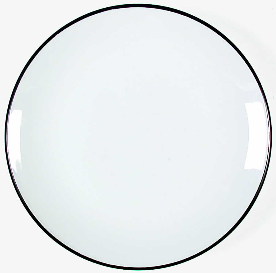 Contempo Frost Black Dinner Plate by Otagiri-1