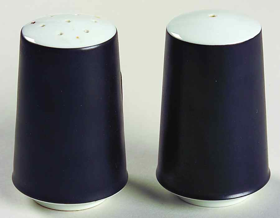Contempo Frost Black Salt & Pepper Set by Otagiri-1
