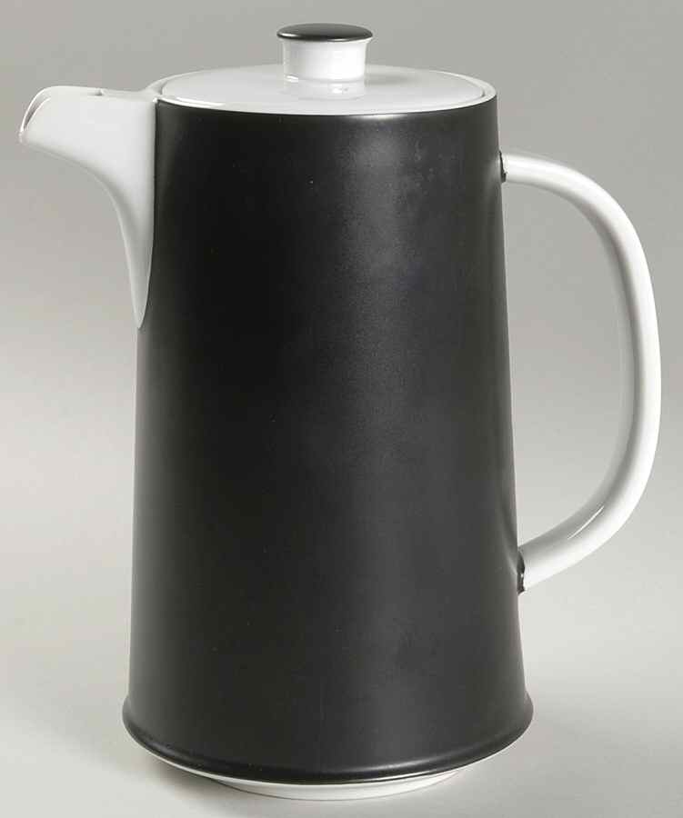 Contempo Frost Black Coffee Pot & Lid by Otagiri-1