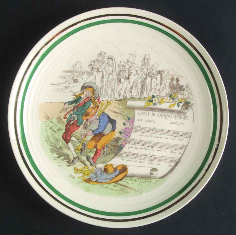 French Opera Reproductions Salad Plate by Ucagco-1