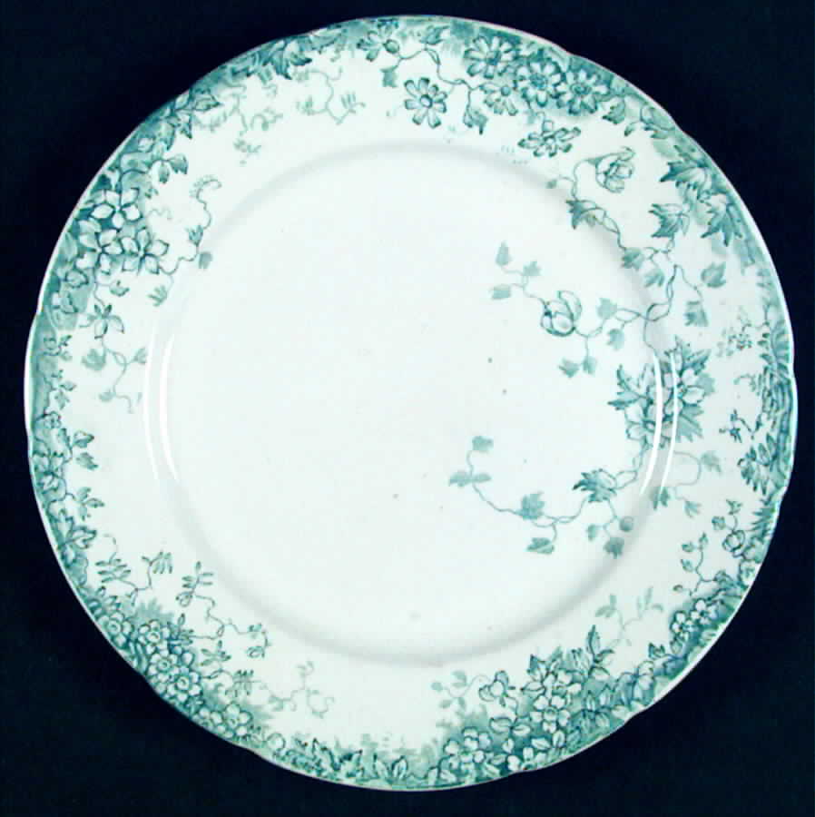 Alhambra Blue Green Salad Plate by Upper Hanley-1