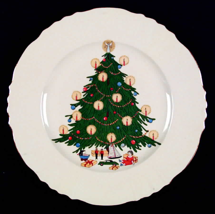 Merry Christmas Dinner Plate by USA-1