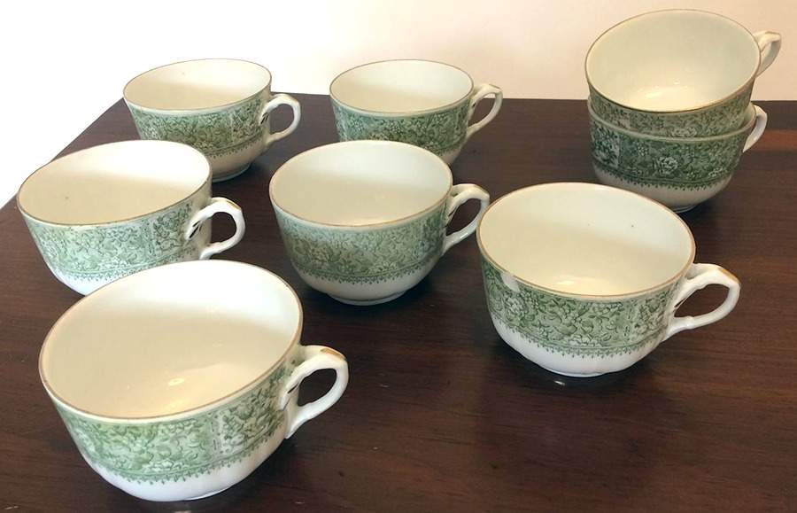 1099 Green Flat Cup by Unknown Manufacturer-1