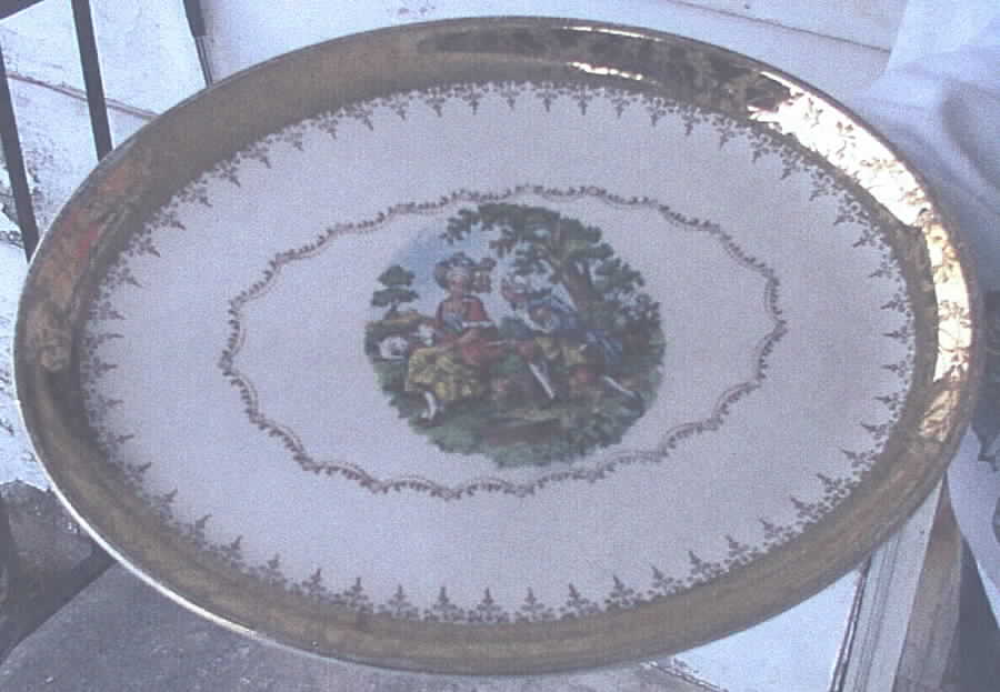 USA166 14" Oval Serving Platter by USA-1