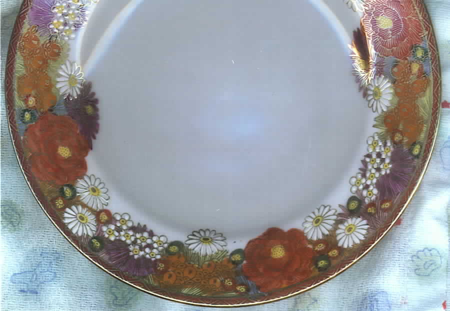1000 Flowers Salad Plate by Japan-1