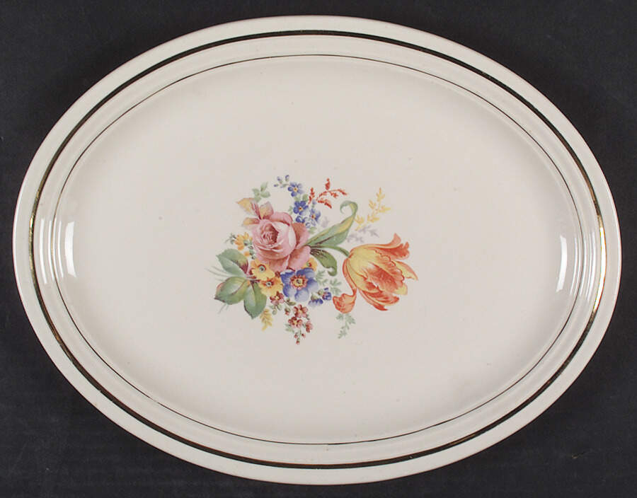 UNI127 13" Oval Serving Platter by Universal-1