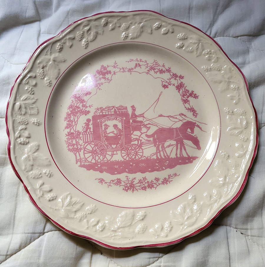 English Brambleberry Dinner Plate by Ostrow-1