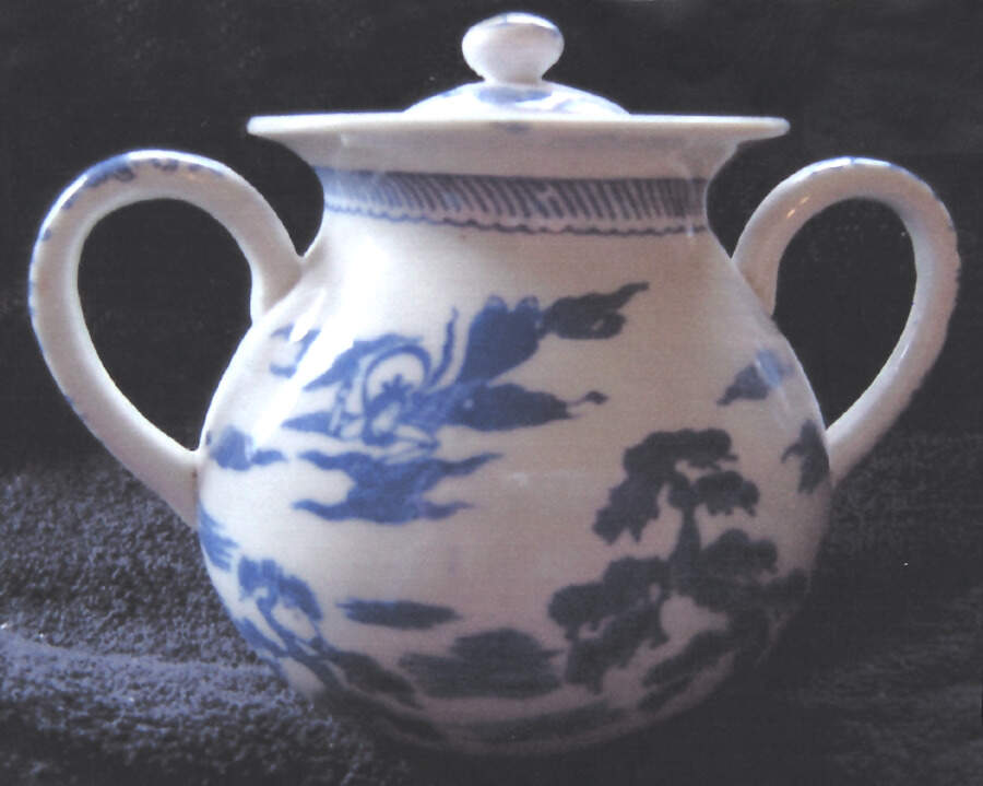 Fairy Sugar Bowl & Lid by Otagiri-1