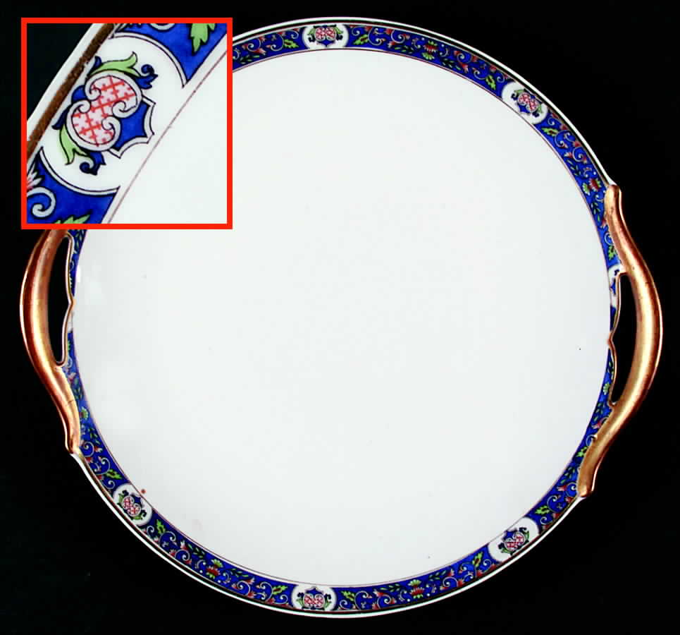 UNC4 Handled Cake Plate by Union Ceramique-1
