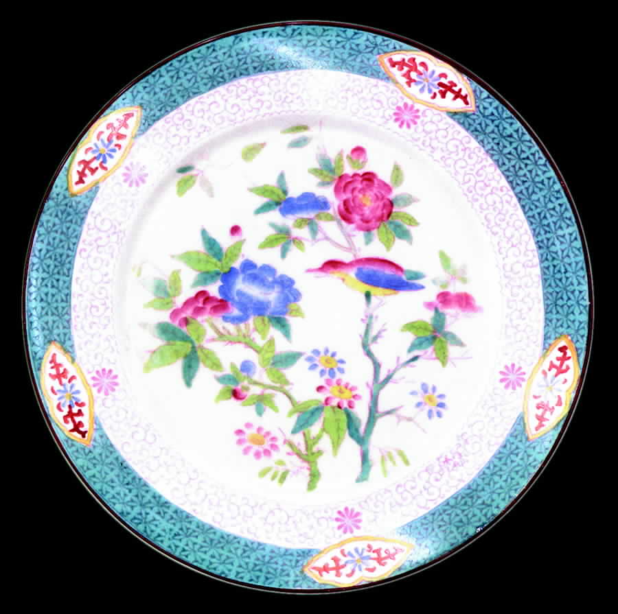 3084 Blue Dinner Plate by Minton-1