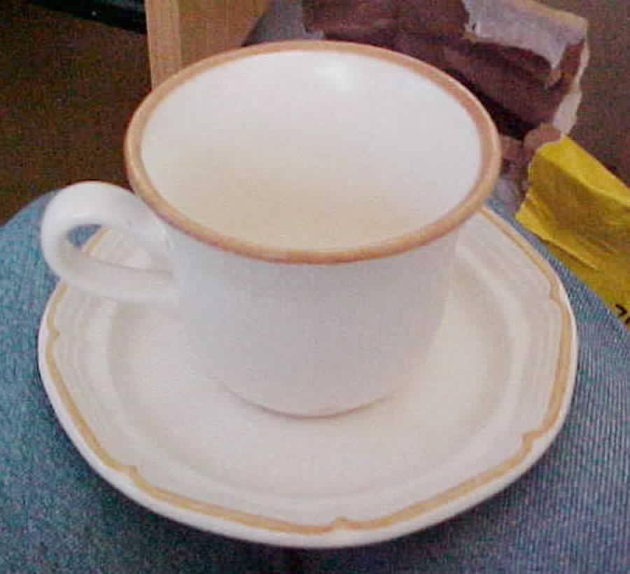 USA15 Flat Cup & Saucer Set by USA-1