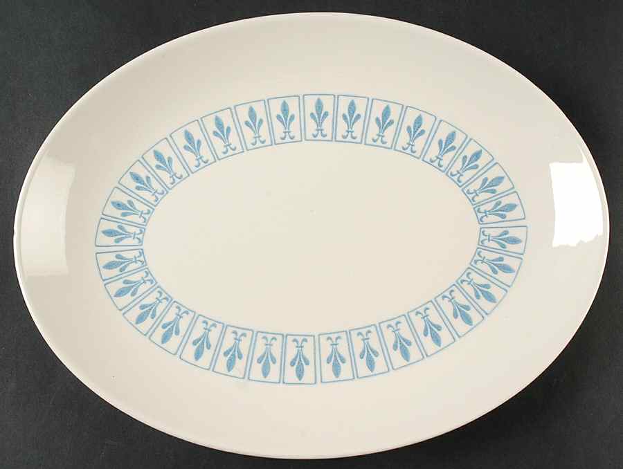 Richelieu 11" Oval Serving Platter by Homer Laughlin -1