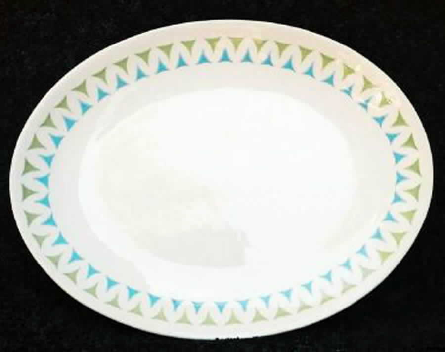 Uc225 12" Oval Serving Platter by Unknown Manufacturer-1
