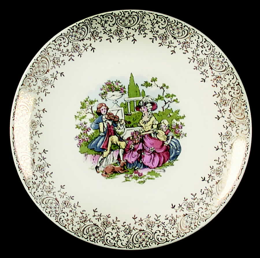 French Colonial Salad Plate by USA-1