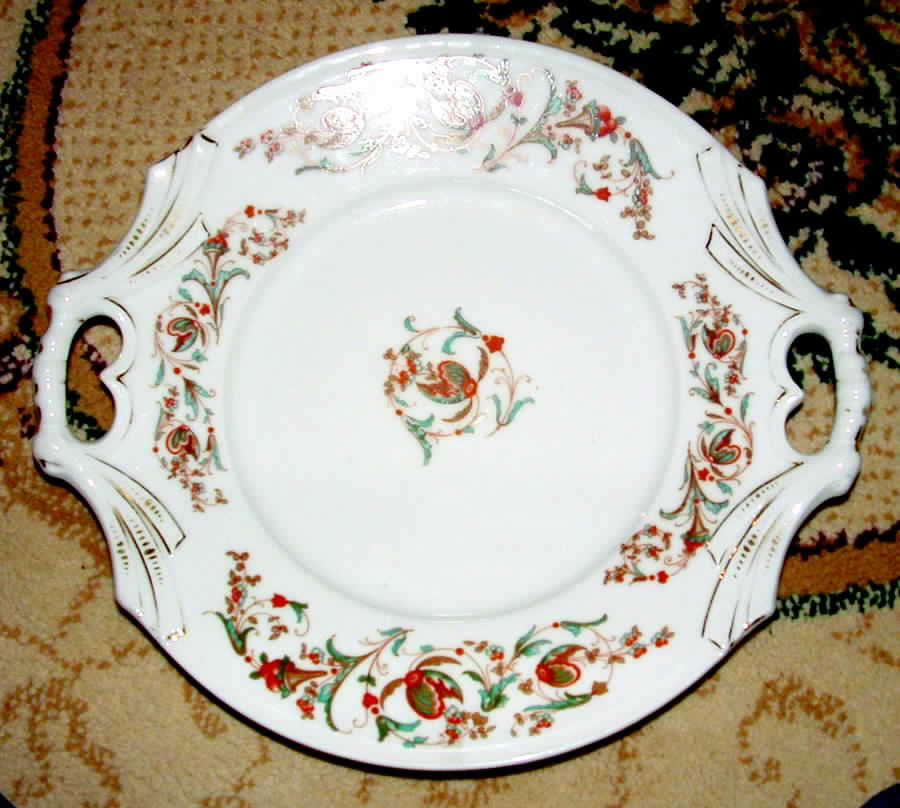 2250 Handled Cake Plate by Unknown Manufacturer-1
