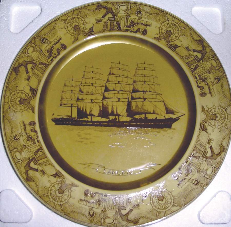 Norske Skuter Dinner Plate by Figgjo (Norway)-1
