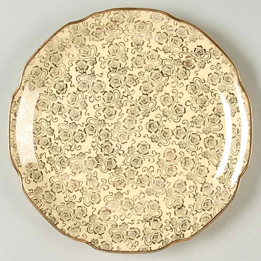 Gold Maize Salad Plate by USA-1