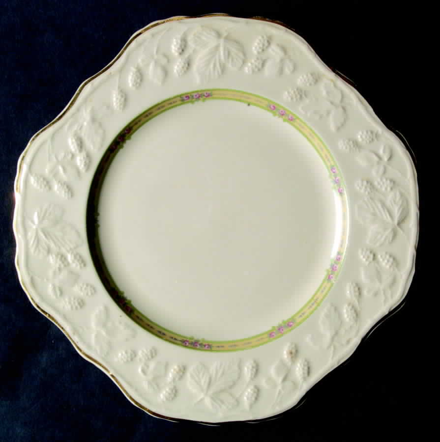 English Brambleberry Square Salad Plate by Ostrow-1
