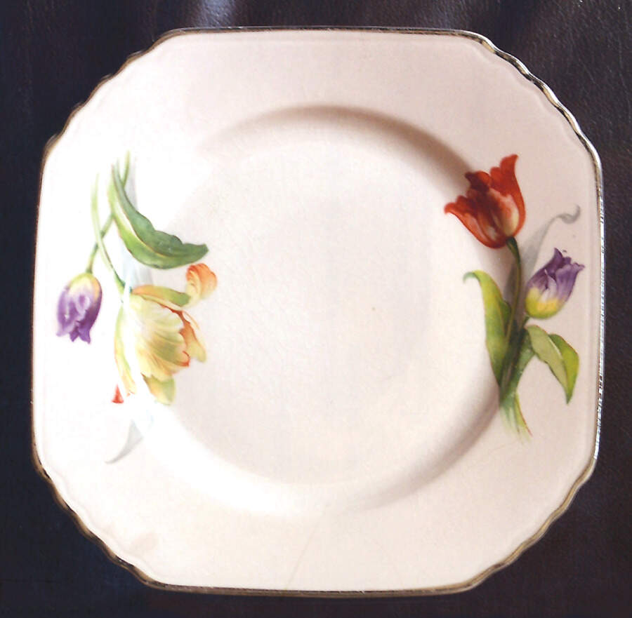 526 Square Salad Plate by Unknown Manufacturer-1