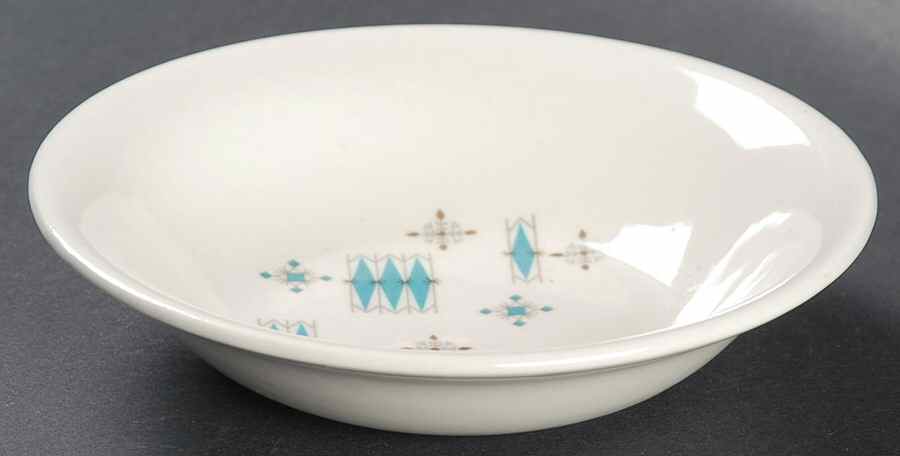 Modern Blue Fruit/Dessert (Sauce) Bowl by Mount Clemens-1