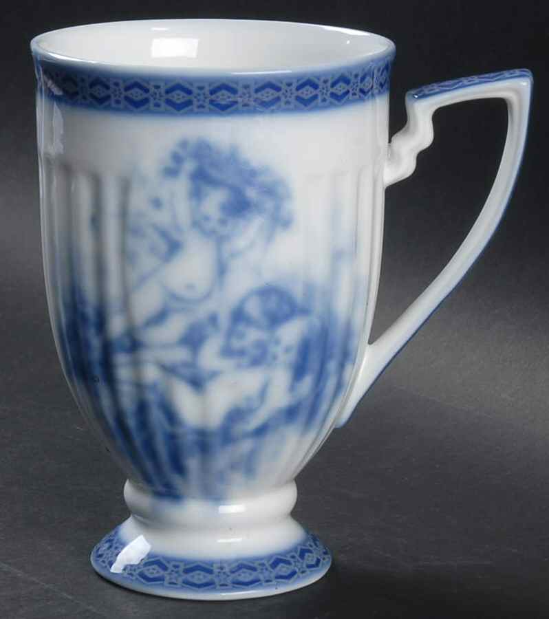 Derby Pedestal Mug by Unknown Manufacturer-1