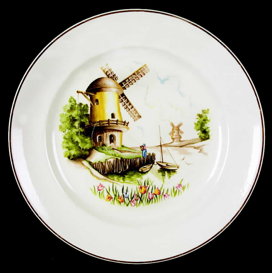 Windmill Dinner Plate by Universal-1