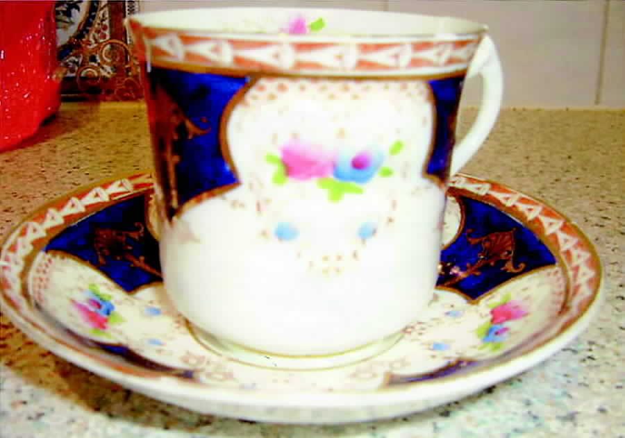 4485 Flat Cup & Saucer Set by Unknown Manufacturer-1