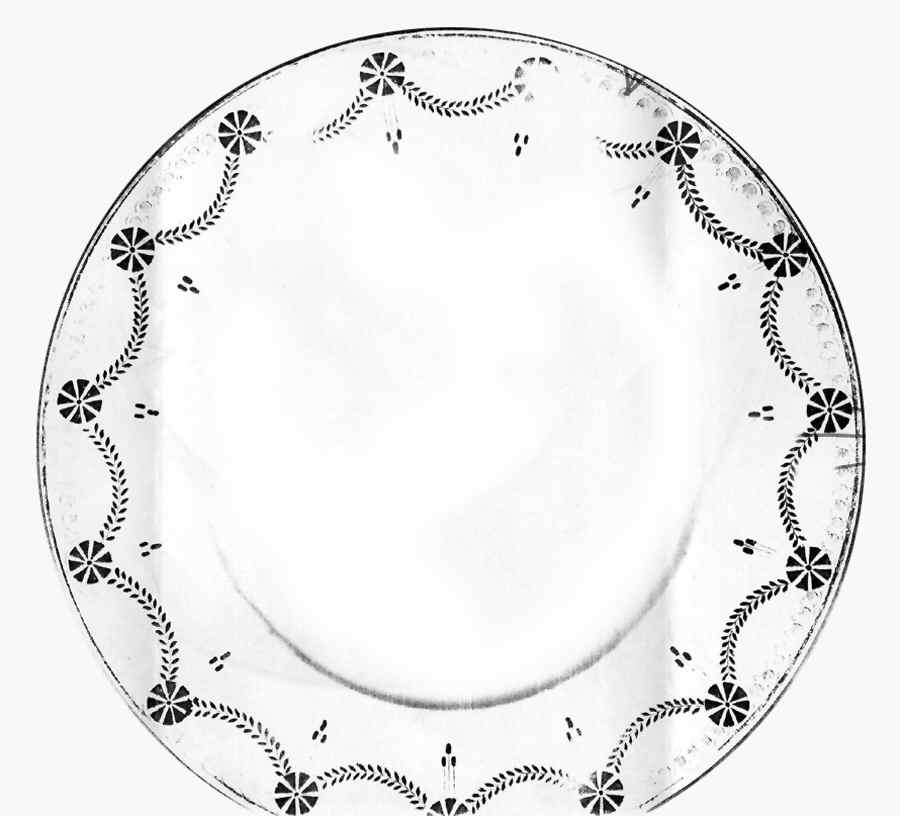 7502 Dinner Plate by Unknown Manufacturer-1