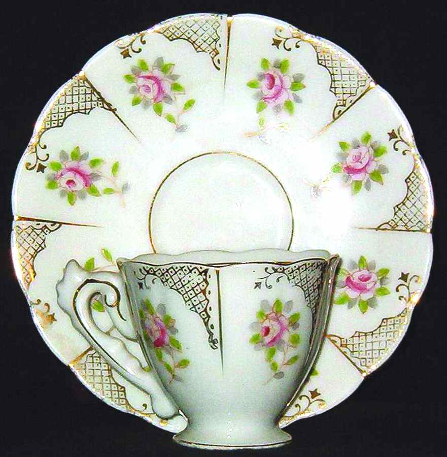 UCA46 Footed Cup & Saucer Set by Ucagco-1