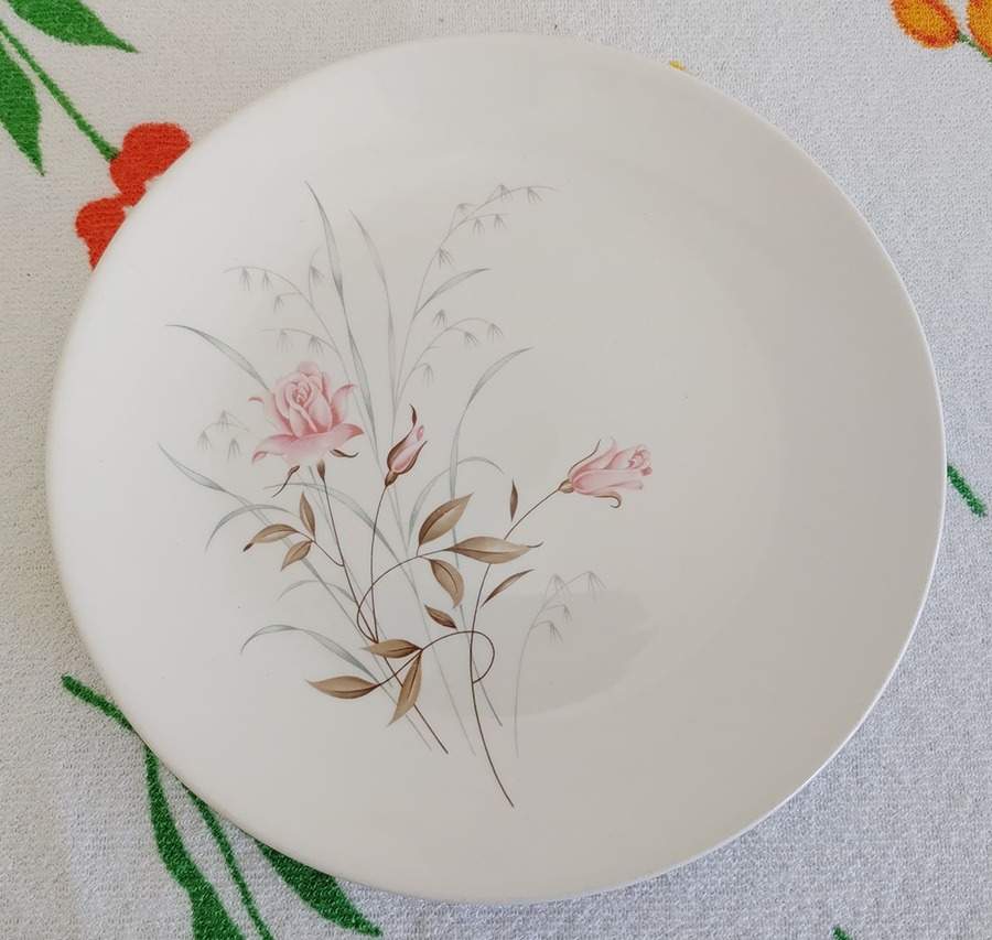 Mt. Rose Dinner Plate by Mount Clemens-1
