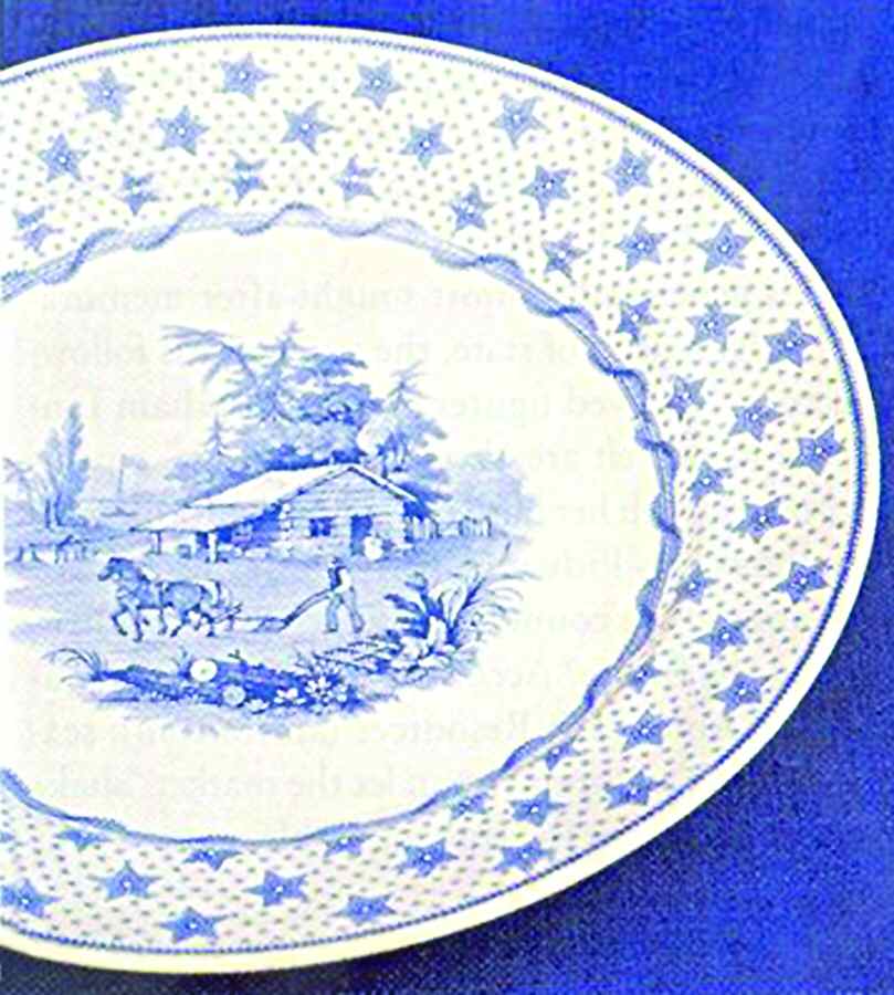 Columbian Star 13" Basin Bowl by Ridgway (Ridgways)-1