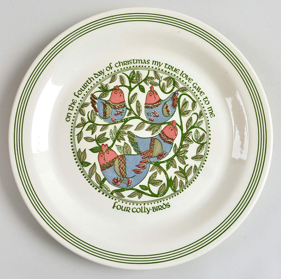 Twelve Days of Christmas Dinner Plate by Royal (USA)-1