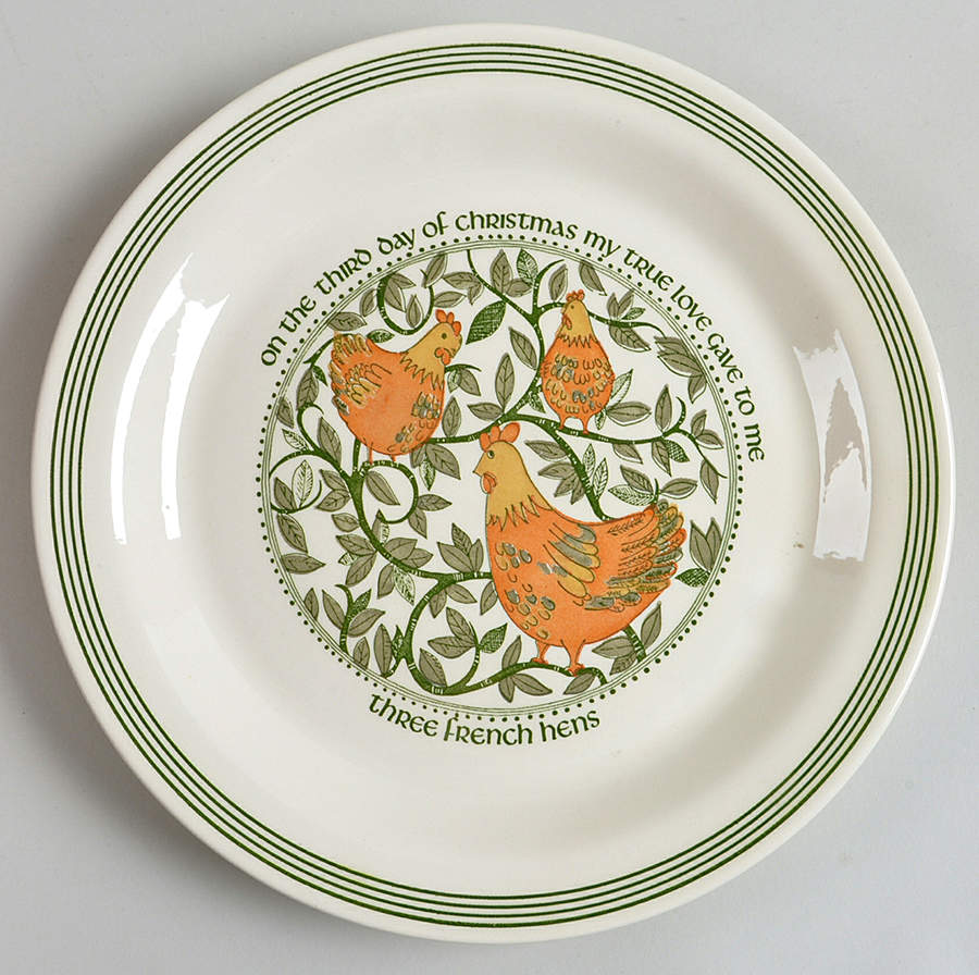 Twelve Days of Christmas Dinner Plate by Royal (USA)-1