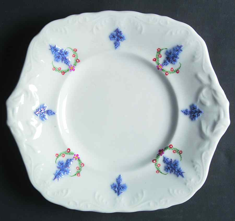 ENG217 Square Handled Cake Plate by England-1