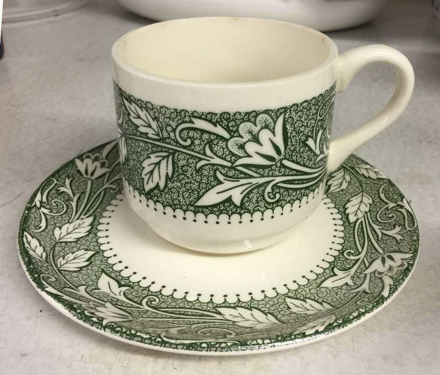 MEK457 Flat Cup & Saucer Set by J & G Meakin-1