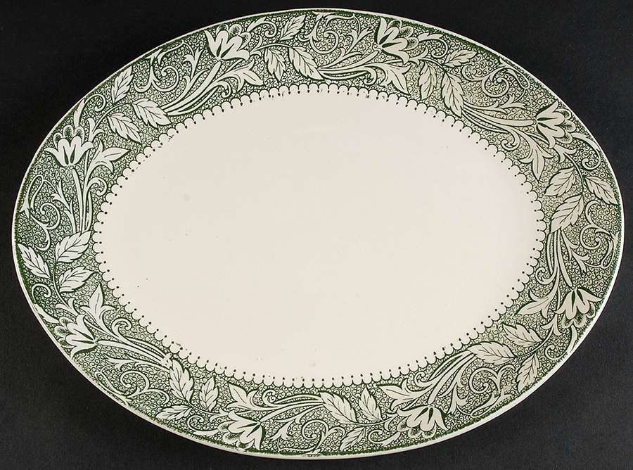 MEK457 13" Oval Serving Platter by J & G Meakin-1
