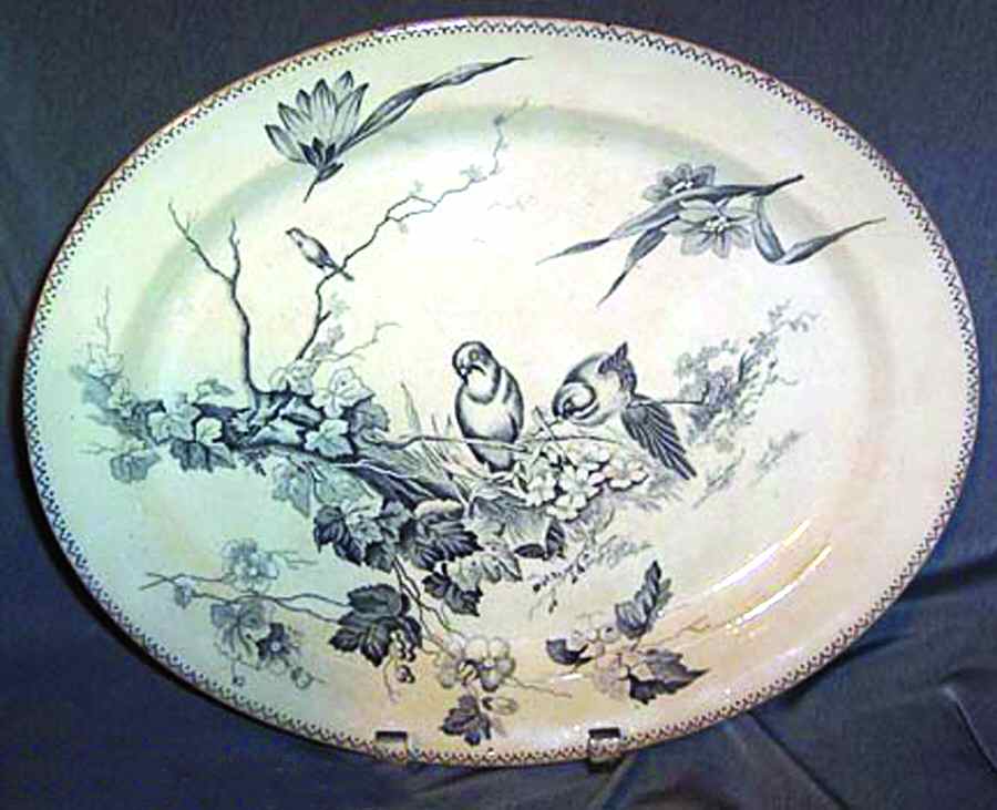 Woodland 12" Oval Serving Platter by Jacob Baggaley-1