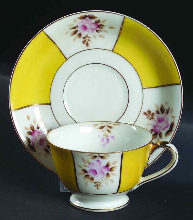 UCA49 Footed Demitasse Cup & Saucer Set by Ucagco-1
