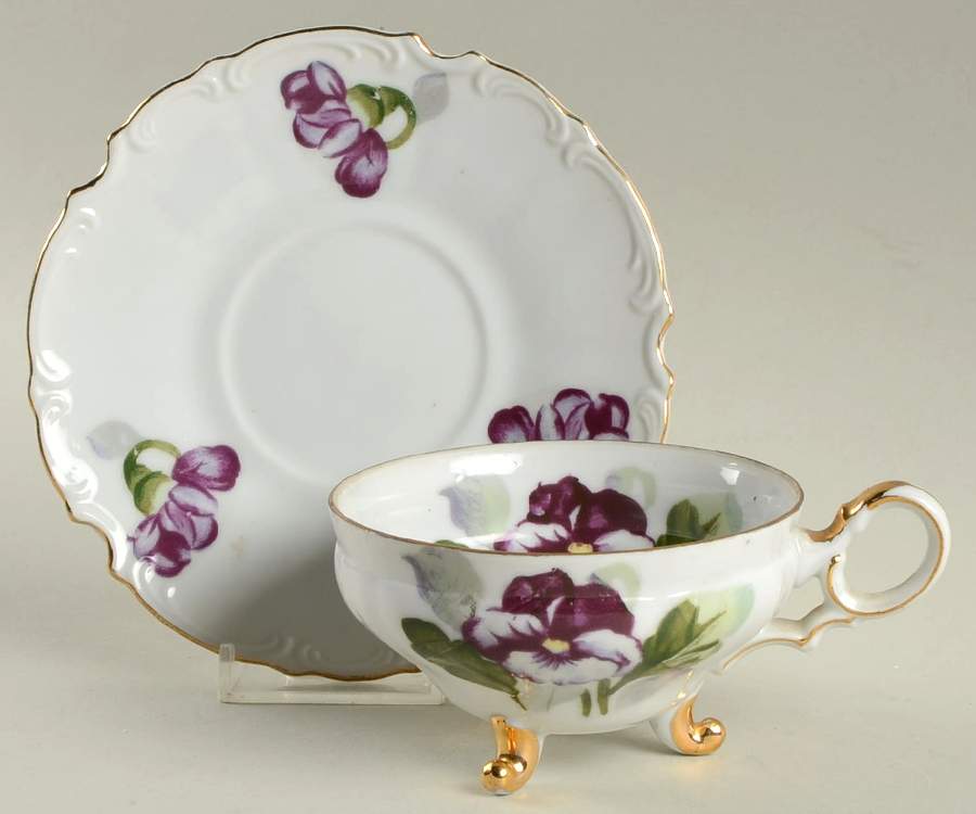 UCA52 Footed Cup & Saucer Set by Ucagco-1